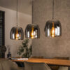 LifestyleFurn Hanglamp Rift Smoke glas