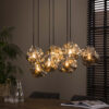 LifestyleFurn Hanglamp Rock 7-lamps - Chromed | LifestyleFurn