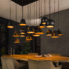 LifestyleFurn Hanglamp Shandell Artic black