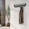 LifestyleFurn Kapstok Letica Met 2x 8 haken - Drift Brown | LifestyleFurn