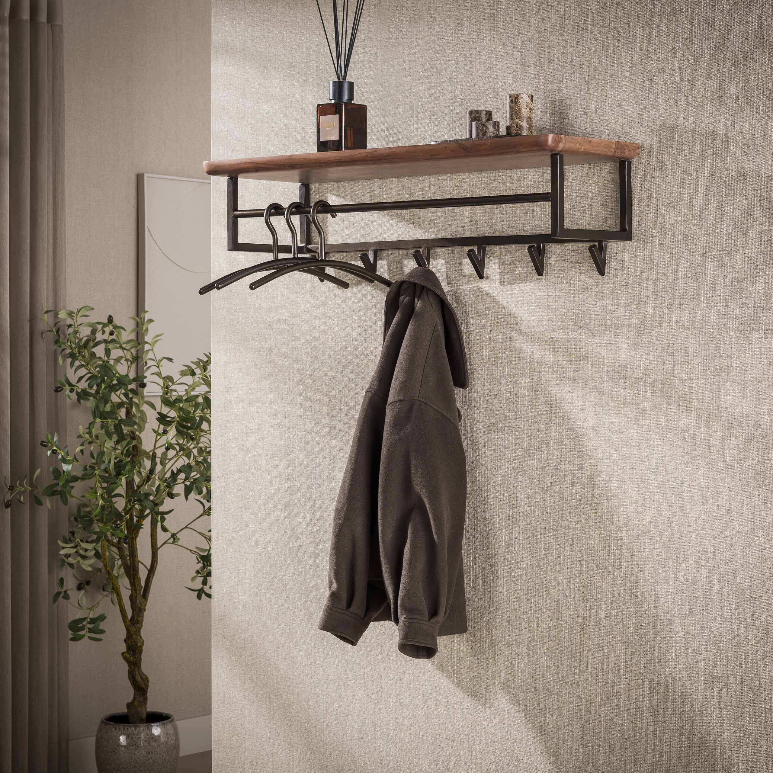 LifestyleFurn Kapstok Lizbeth Acaciahout