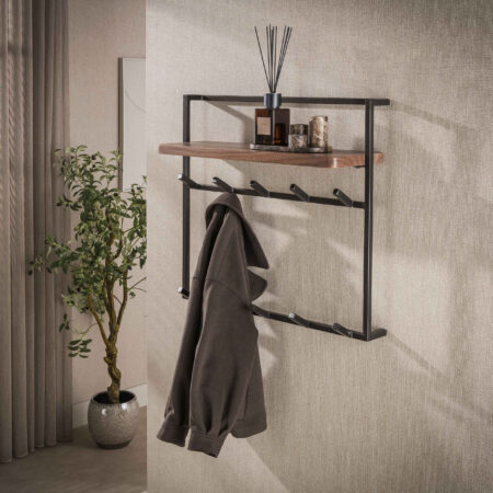 LifestyleFurn Kapstok Robertson Acaciahout