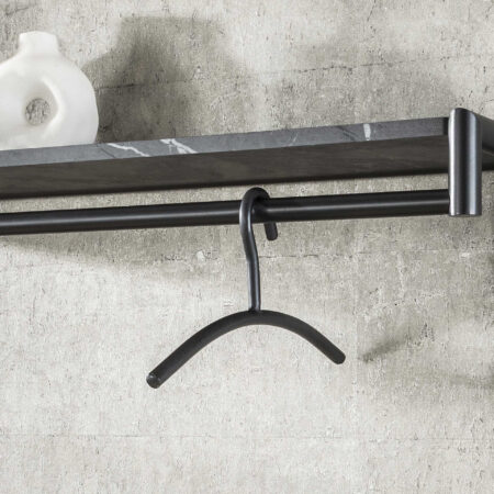 LifestyleFurn Kledinghanger Maurice Gun metal | LifestyleFurn