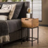 LifestyleFurn Nachtkastje Ilsinho Acaciahout - Massief acacia naturel | LifestyleFurn