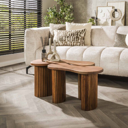 LifestyleFurn Organische Salontafel Jarius Acaciahout