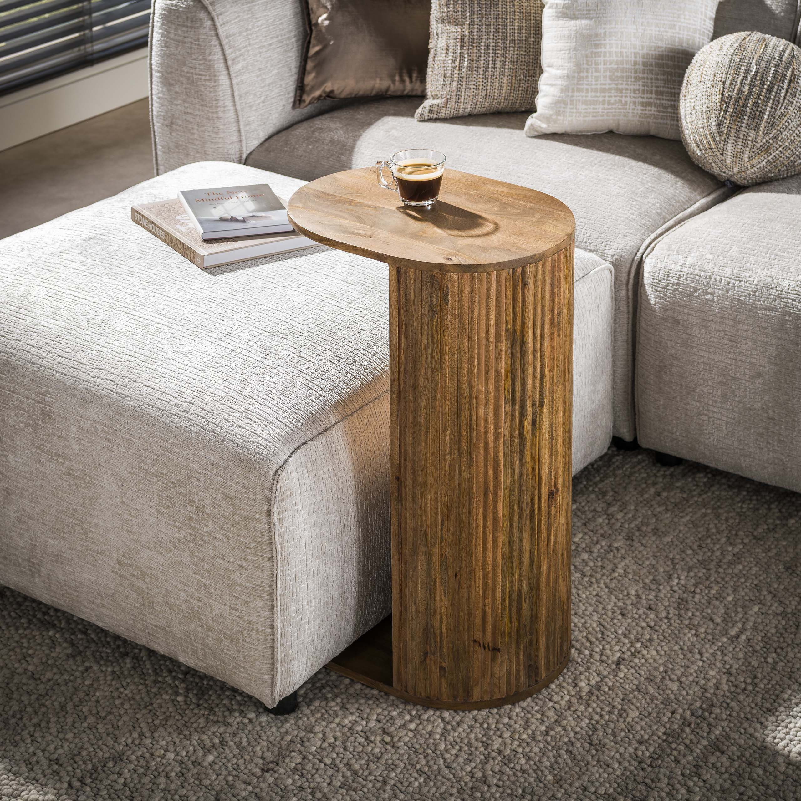 LifestyleFurn Ovale Laptoptafel Sharmila Mangohout