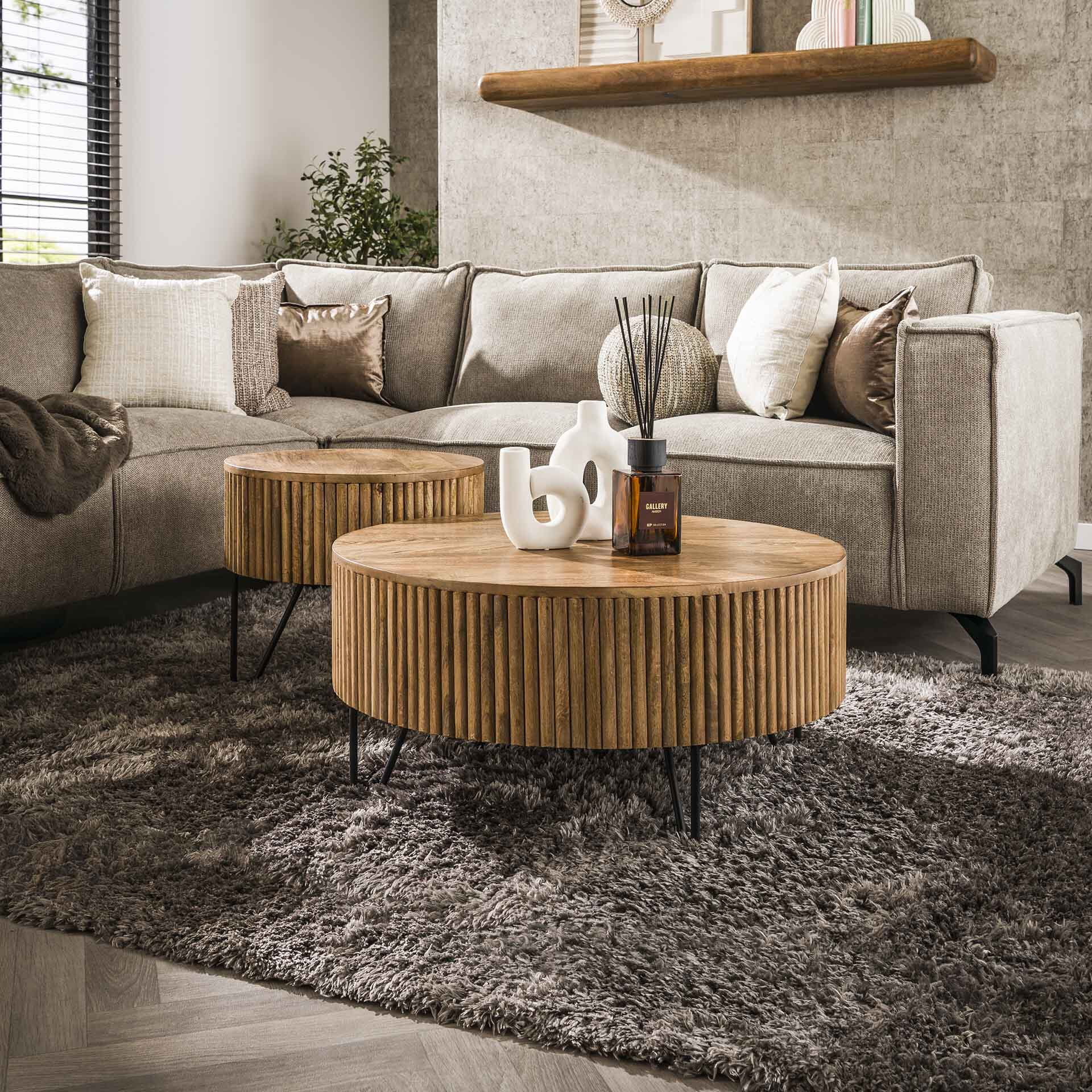 LifestyleFurn Ronde Salontafel Sharmila Mangohout