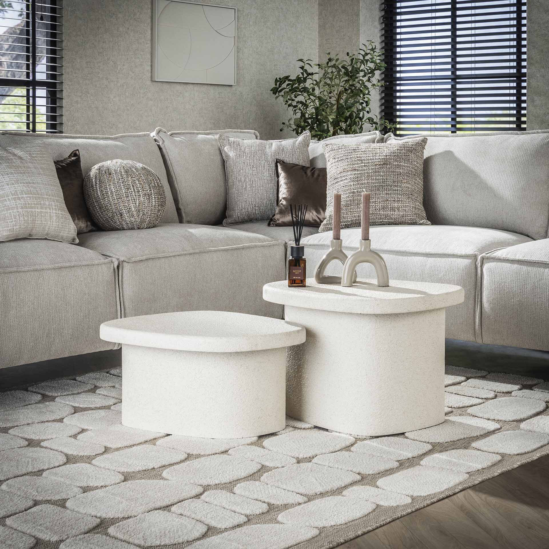 LifestyleFurn Salontafel Chari Organisch
