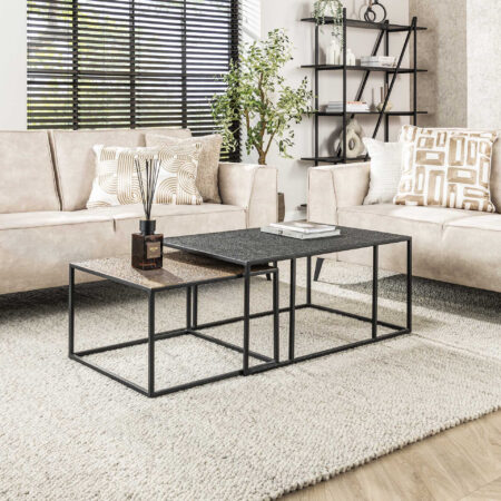 LifestyleFurn Salontafel Derrick Metaal