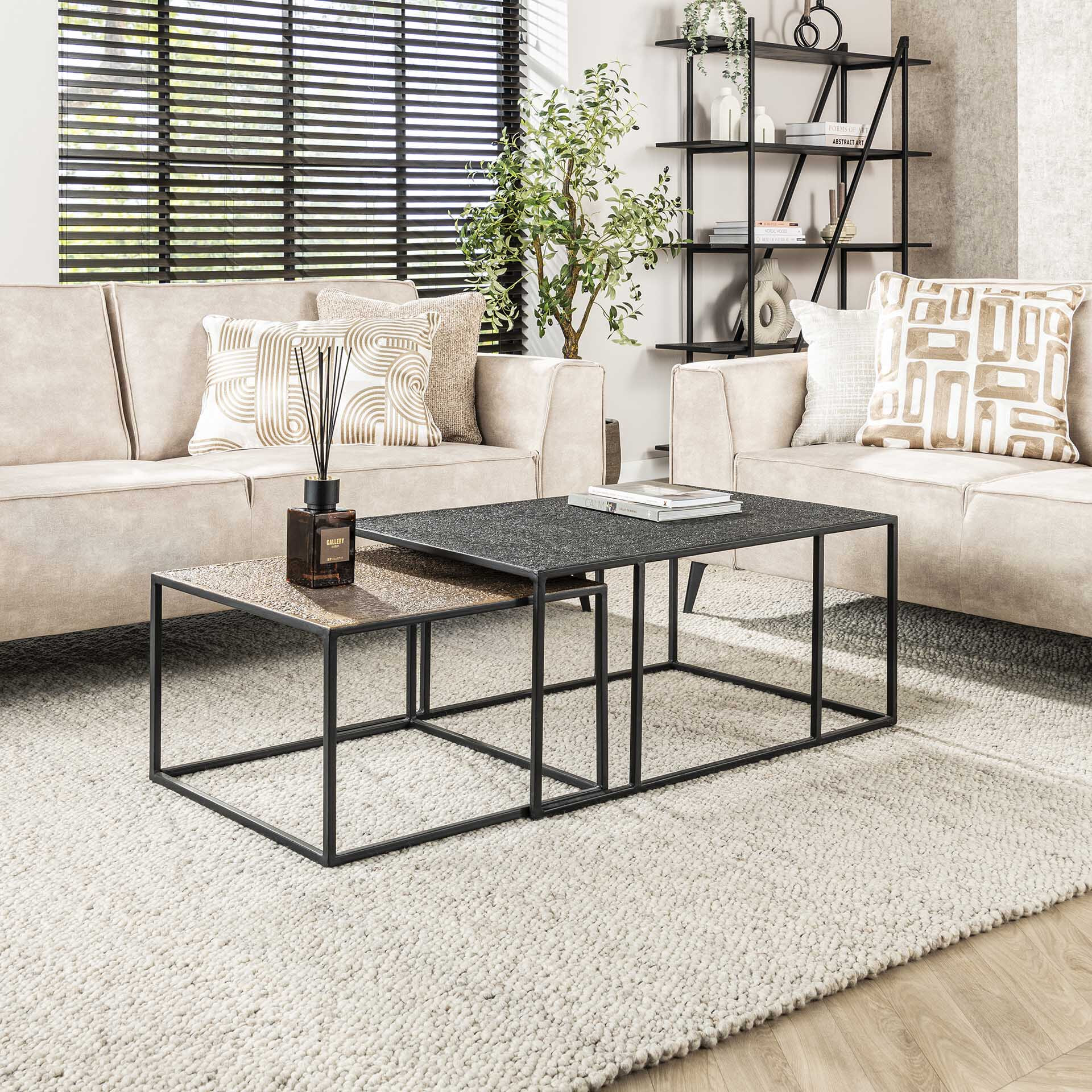 LifestyleFurn Salontafel Derrick Metaal
