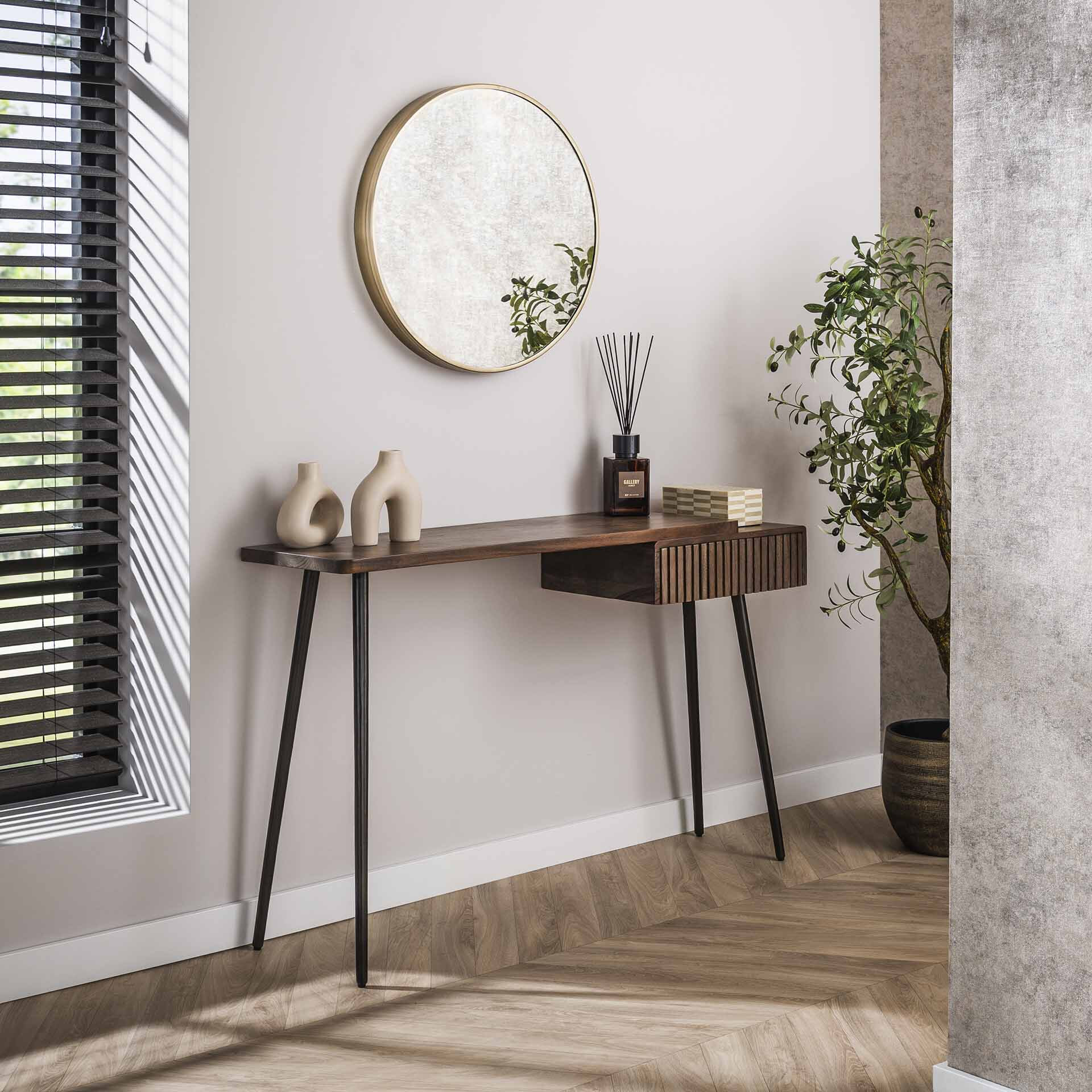 LifestyleFurn Sidetable/Kaptafel Alania Acaciahout