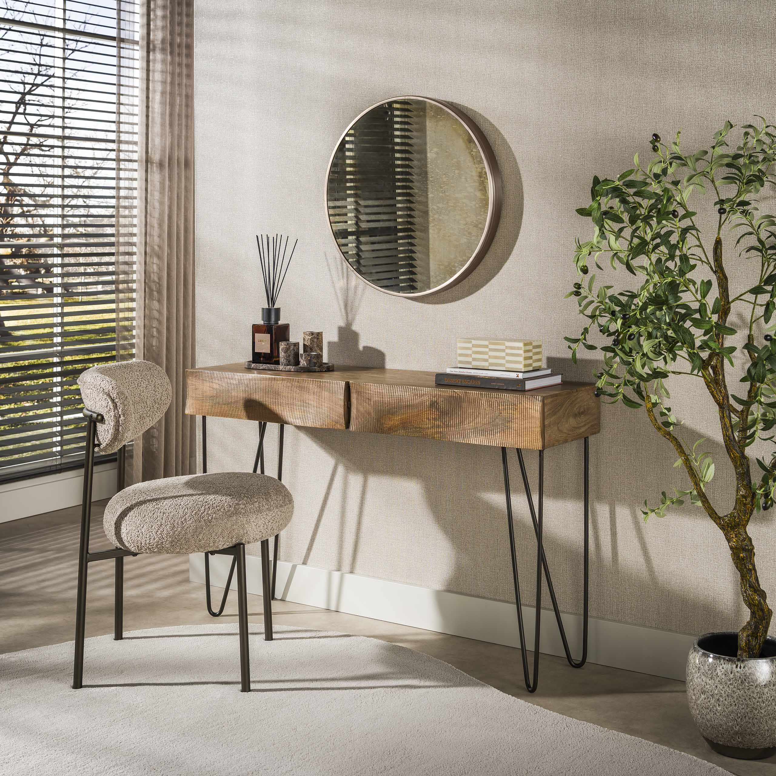 LifestyleFurn Sidetable/Kaptafel Cherity Mangohout