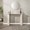 LifestyleFurn Sidetable/Kaptafel Laycie Travertinlook
