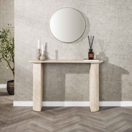 LifestyleFurn Sidetable/Kaptafel Laycie Travertinlook
