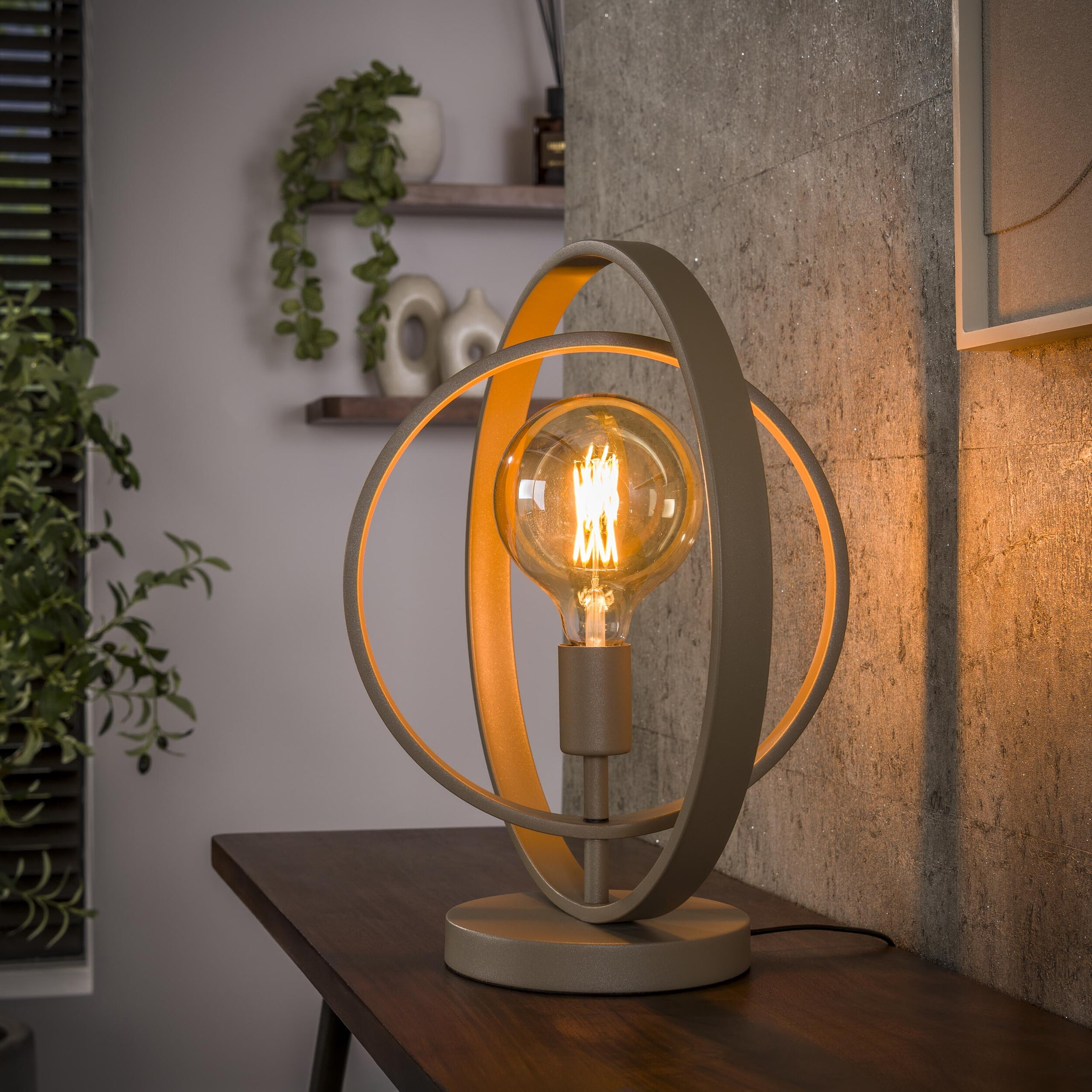 LifestyleFurn Tafellamp Tricia 1-lamps - Beige | LifestyleFurn