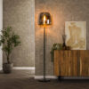 LifestyleFurn Vloerlamp Rift Smoke glas