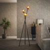 LifestyleFurn Vloerlamp 'Shahid' Glas