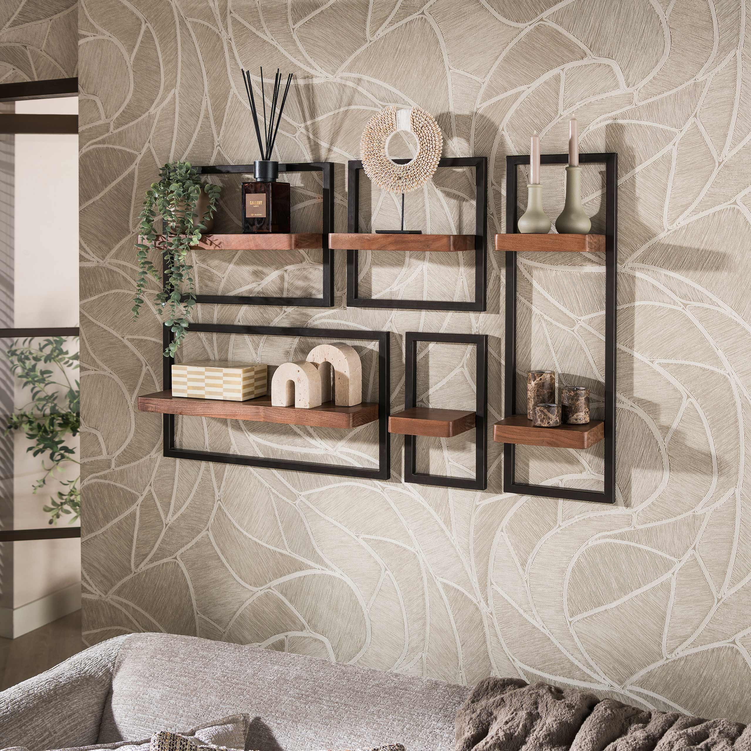 LifestyleFurn Wandplank Alania Acaciahout