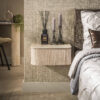 LifestyleFurn Zwevend Nachtkastje Laycie Travertinlook