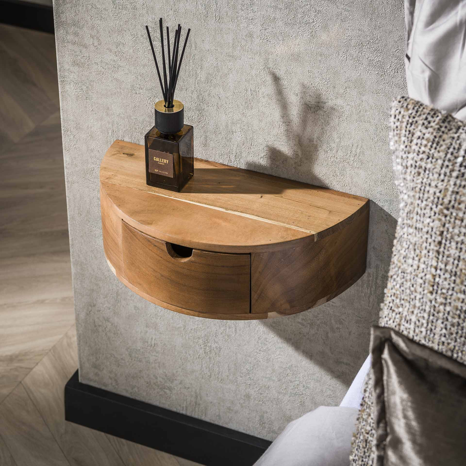 LifestyleFurn Zwevend Nachtkastje Vita Met 1 lade