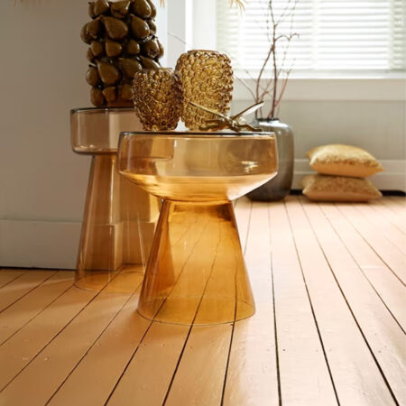 Light & Living Bijzettafel Dakwa Ø37cm - Okergeel - Rond | Light & Living