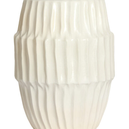 Light & Living Bijzettafel Isili Keramiek - Mat Wit - Rond | Light & Living