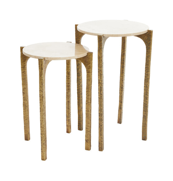 Light & Living Bijzettafel Kanae Set van 2 stuks