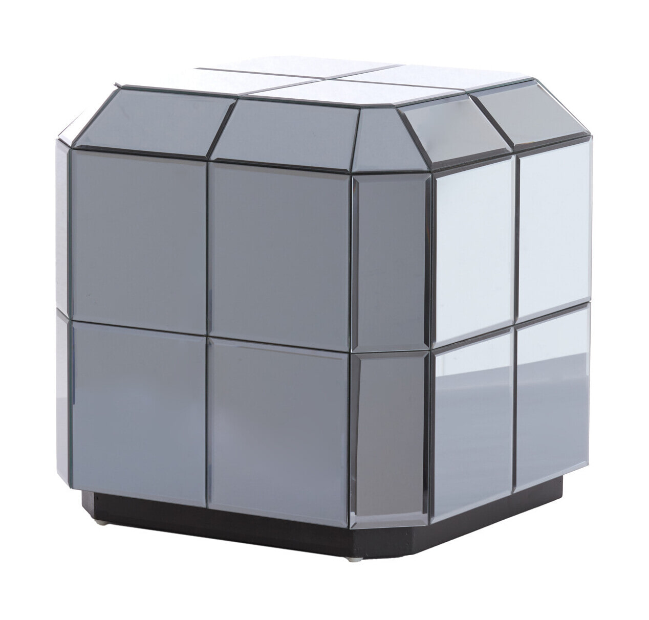 Light & Living Bijzettafel Luciano Glas