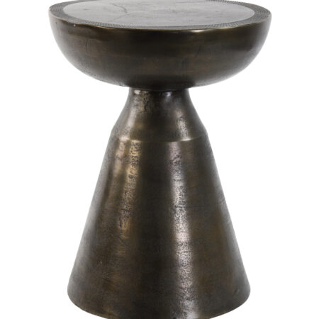 Light & Living Bijzettafel Pasja - Antiek Brons - Rond | Light & Living