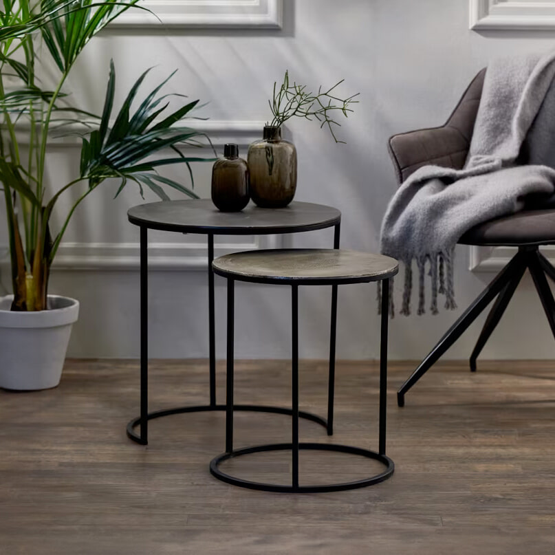 Light & Living Bijzettafel Talca Set van 2 stuks
