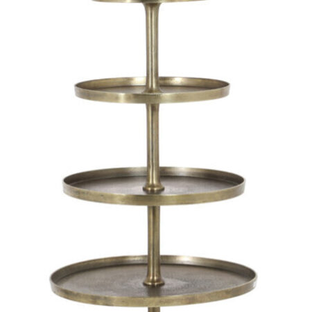 Light & Living Etagère Hokksund 200cm hoog - Antiek Brons - Rond | Light & Living