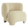 Light & Living Fauteuil Zenica Bouclé - Crème - Organisch | Light & Living