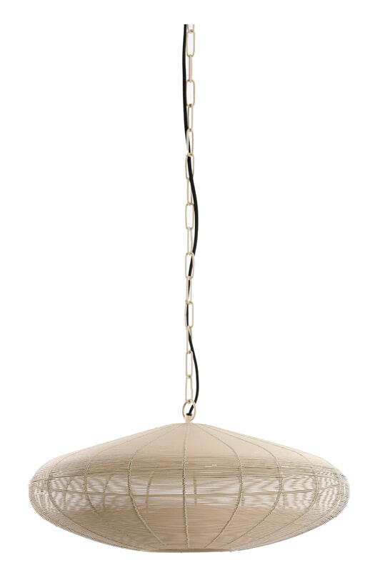 Light & Living Hanglamp Bahoto 51cm - Mat Crème | Light & Living