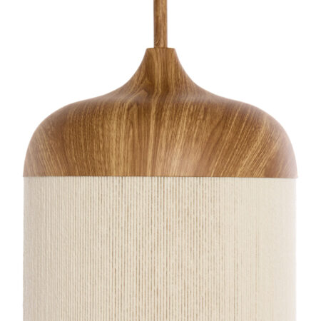 Light & Living Hanglamp Dania Houtlook en touw