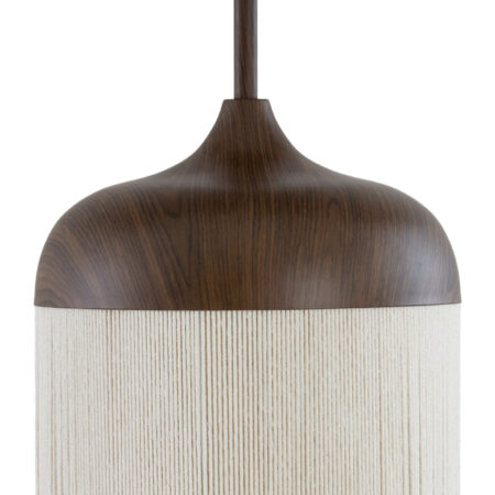 Light & Living Hanglamp Dania Houtlook en touw