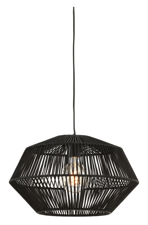 Light & Living Hanglamp Deya Ø40cm - Mat Zwart | Light & Living