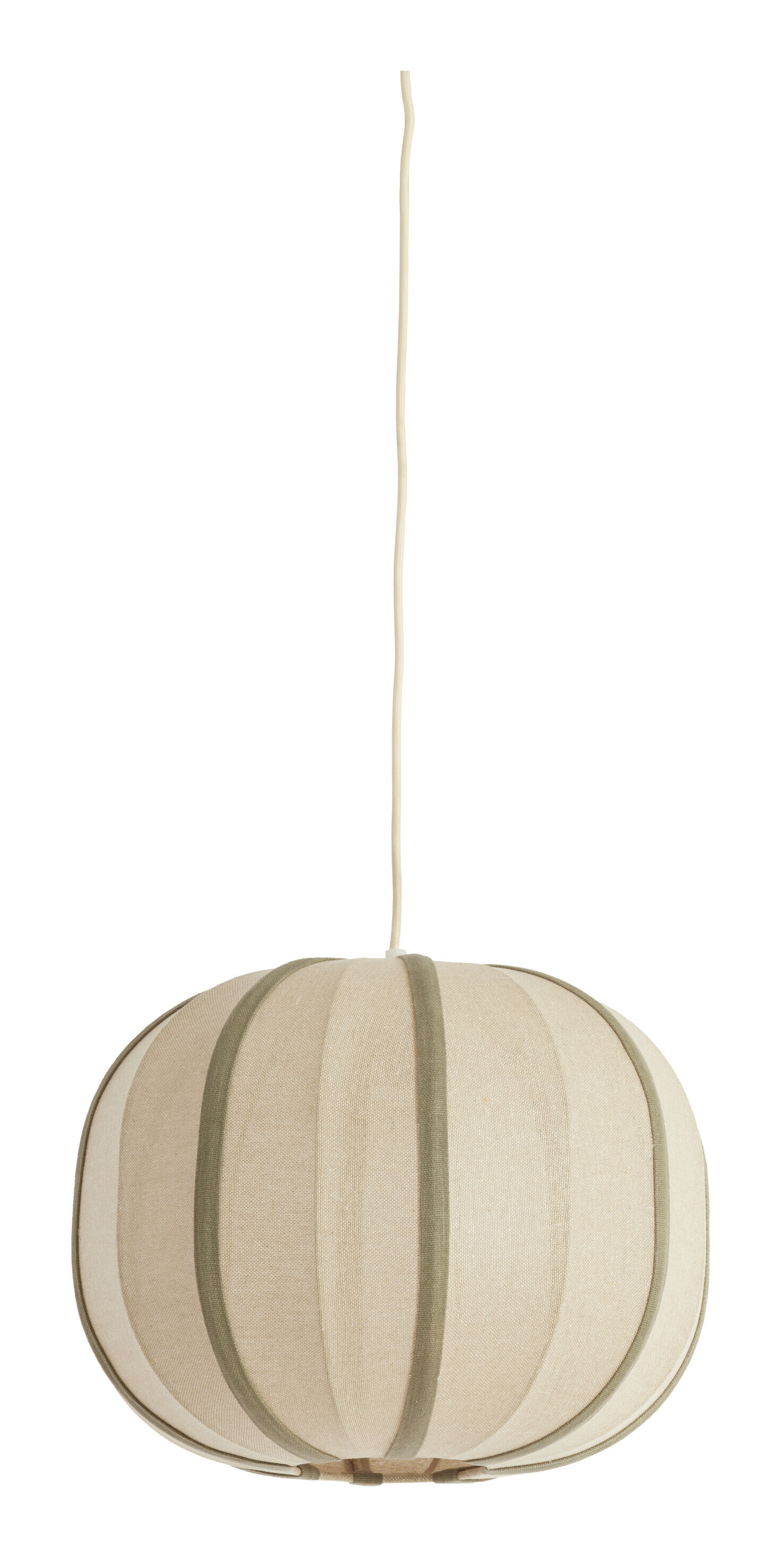 Light & Living Hanglamp Esmiria Ø40cm - Naturel/Olijfgroen - Rond | Light & Living