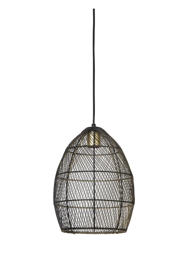 Light & Living Hanglamp Meya 23cm - Zwart | Light & Living