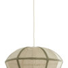 Light & Living Hanglamp Mirelys Ø49cm - Naturel/Olijfgroen - Rond | Light & Living