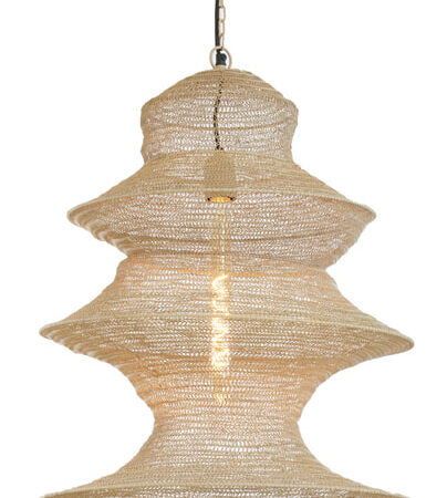 Light & Living Hanglamp Nakisha 82cm - Zand | Light & Living