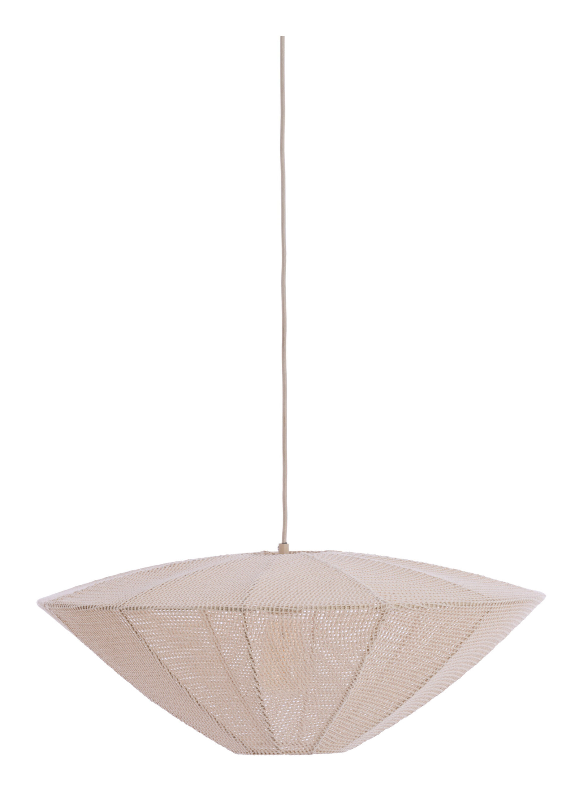 Light & Living Hanglamp Satilla Ø60cm - Crème - Rond | Light & Living
