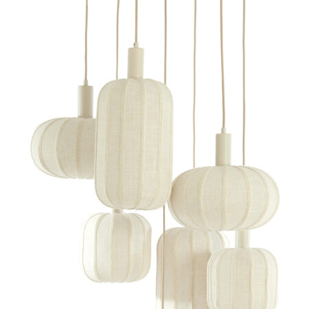 Light & Living Hanglamp Tufia 7-lamps