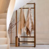 Light & Living Kledingrek / Staande Kapstok Gaios Acaciahout