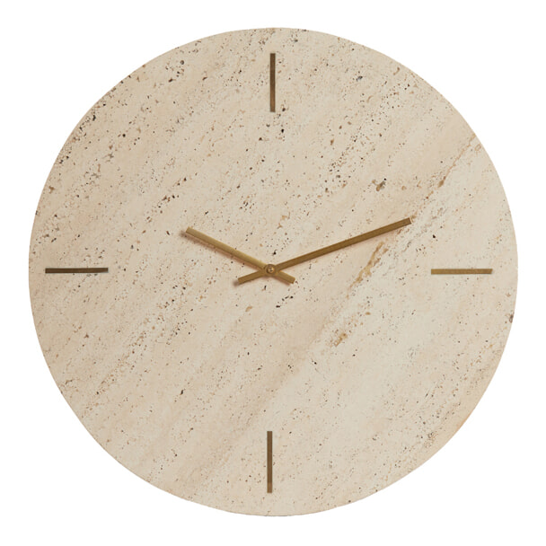 Light & Living Klok Jenay Marmer - Crème | Light & Living
