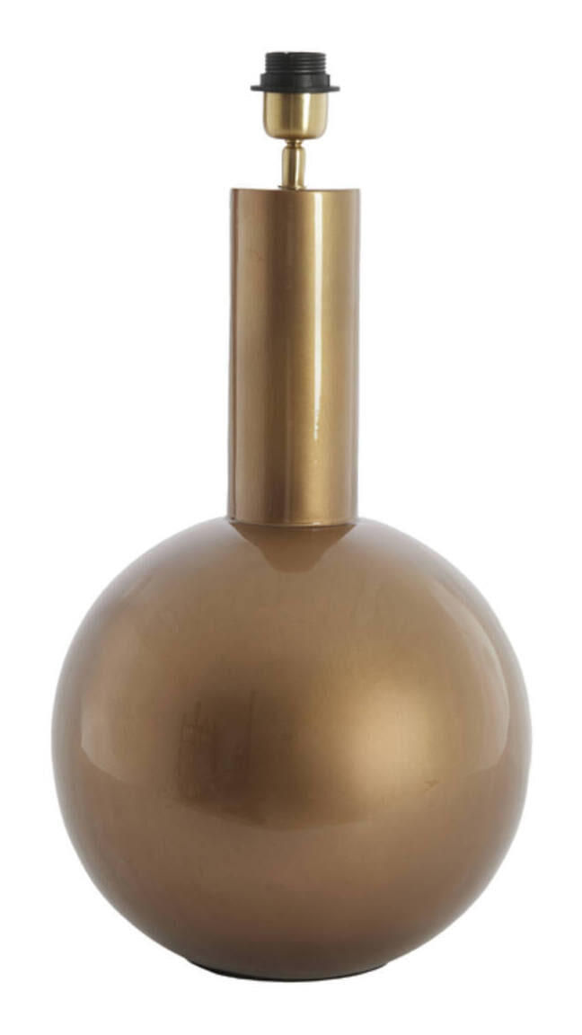 Light & Living Lampvoet Benao 53cm - Glans Brons (excl. kap) - Rond | Light & Living