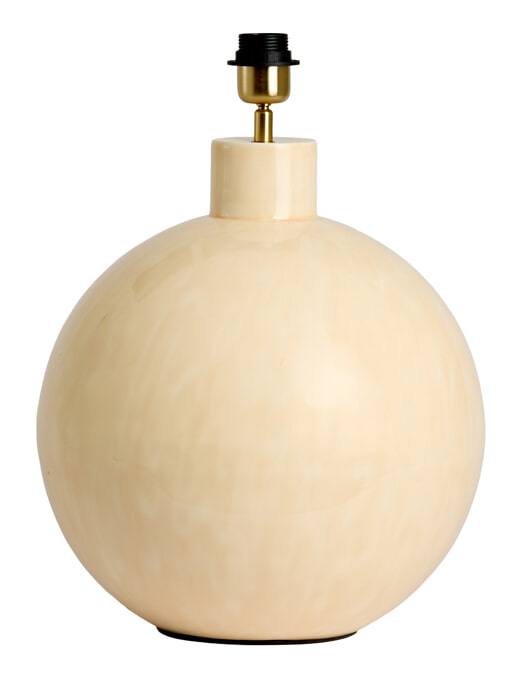 Light & Living Lampvoet Benu 41cm - Lichtroze/Crème (excl. kap) - Rond | Light & Living