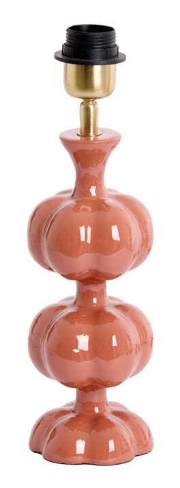 Light & Living Lampvoet Caldas 29cm - Terra (excl. kap) - Rond | Light & Living