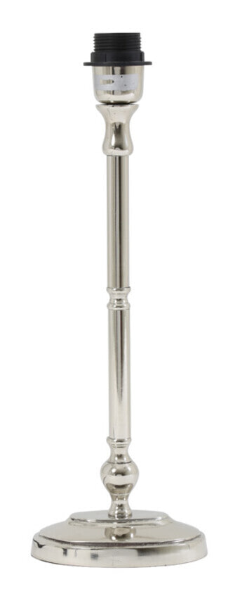 Light & Living Lampvoet Purna 38cm - Nikkel (excl. kap) - Ovaal | Light & Living