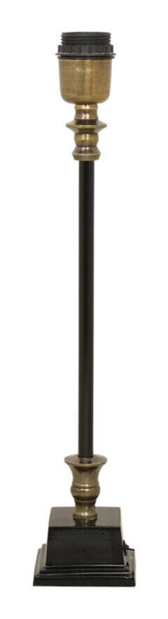Light & Living Lampvoet Rangpur 38cm - Zwart/Antiek Brons (excl. kap) - Vierkant | Light & Living