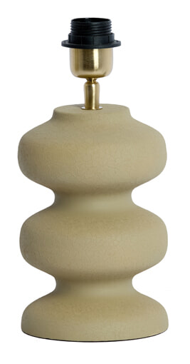 Light & Living Lampvoet Soroca 24cm - Mat Bruin/Grijs (excl. kap) - Rond | Light & Living